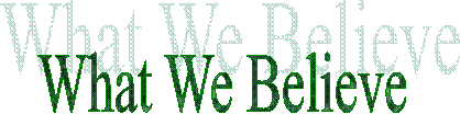What We Believe